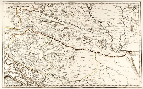 SANSON, NICOLAS: HRVATSKA, BOSNA I MAĐARSKA